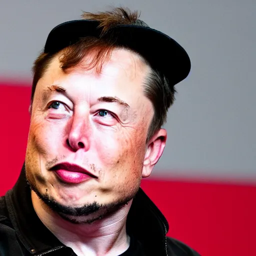 Prompt: elon musk beetsheathed and wearing a beets hat, high detailed