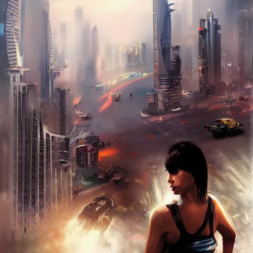 Prompt: gta : dubai by raymond swanland