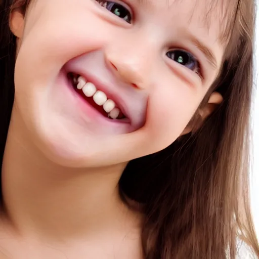 Image similar to beautiful childhood girlfriend smiling beautifully realistic