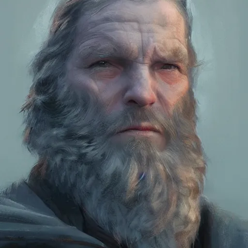 Image similar to portrait of a man by greg rutkowski, old jedi master, he looks like cameron monaghan, beard, wearing a blue jedi robes, star wars expanded universe, he is about 8 0 years old, highly detailed portrait, digital painting, artstation, concept art, smooth, sharp foccus ilustration, artstation hq