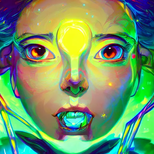 Image similar to skill magic deepdream radiating a glowing aura stuff loot legends stylized digital illustration video game icon artstation lois van baarle, ilya kuvshinov, rossdraws,