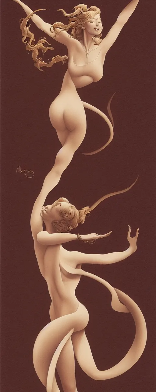 Prompt: dancer, by michael parkes, ntricate, artgerm