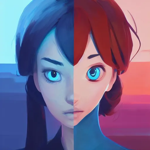 Image similar to face icon stylized minimalist sony playstation 5, loftis, cory behance hd by jesper ejsing, by rhads, makoto shinkai and lois van baarle, ilya kuvshinov, rossdraws global illumination