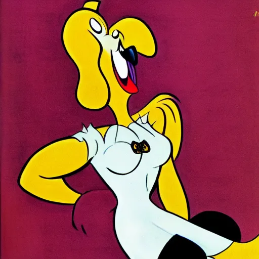 Prompt: art by tex avery and carl barks detailed