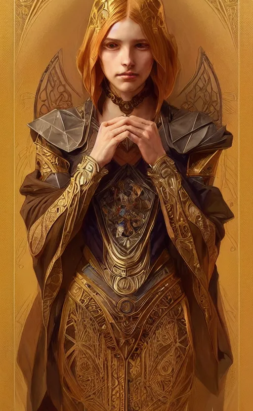 Image similar to esoteric hand gestures!!!, d & d, fantasy, intricate, elegant, highly detailed, digital painting, artstation, concept art, smooth, sharp focus, illustration, art by artgerm and greg rutkowski and alphonse mucha