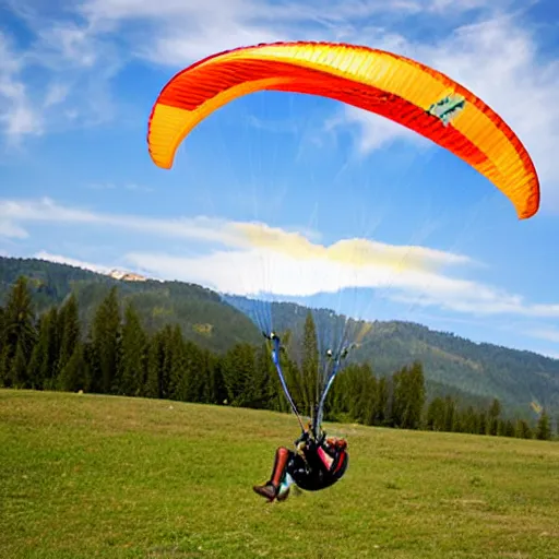 Image similar to paragliding grizzly