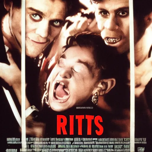 Prompt: movie poster of rats, a musical about singing rats, starring willem dafoe