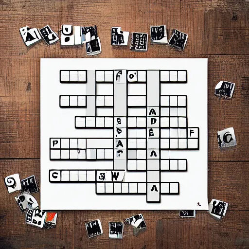 Image similar to crossword puzzle