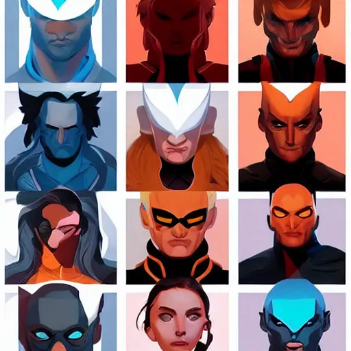 Image similar to face icon stylized minimalist x - men, loftis, cory behance hd by jesper ejsing, by rhads, makoto shinkai and lois van baarle, ilya kuvshinov, rossdraws global illumination