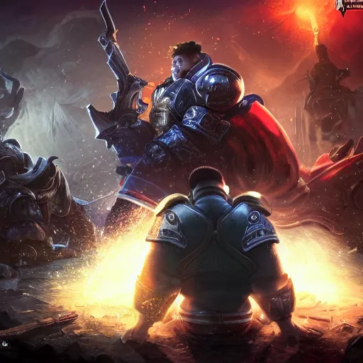 Image similar to portrait of kim - jong un as a spellcaster, league of legends amazing splashscreen artwork, gears of war, propaganda, sovjet, splash art, natural light, elegant, photorealistic facial features, intricate, fantasy, detailed face, atmospheric lighting, anamorphic lens flare, cinematic lighting, league of legends splash art, hd wallpaper, ultra high details by greg rutkowski