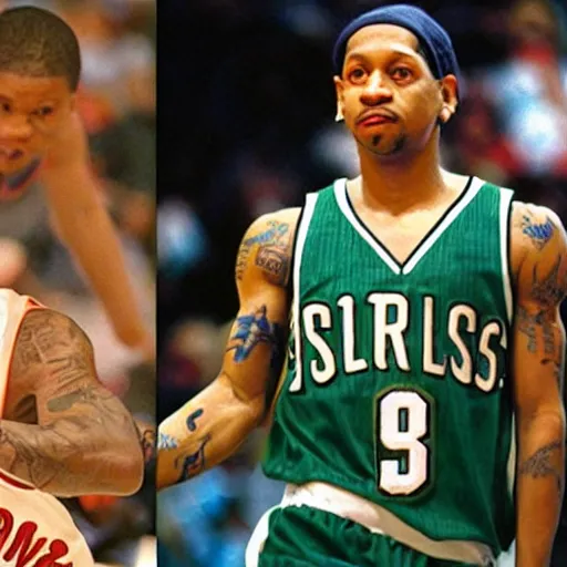 Image similar to allen iverson nenderoid