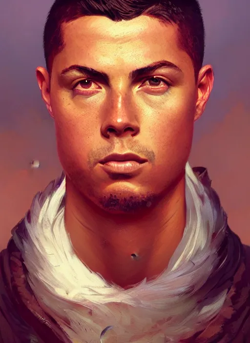 Image similar to highly detailed portrait of ronaldo luis nazario de lima, stephen bliss, unreal engine, fantasy art by greg rutkowski, loish, rhads, ferdinand knab and lois van baarle, ilya kuvshinov, rossdraws, tom bagshaw, alphonse mucha, global illumination, detailed and intricate environment