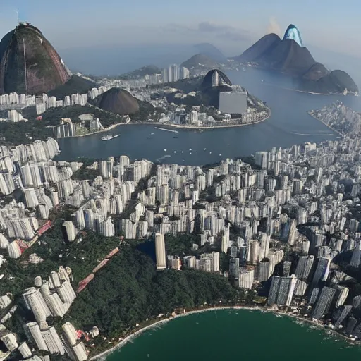 Prompt: The Fall of Rio de Janeiro, editorial footage