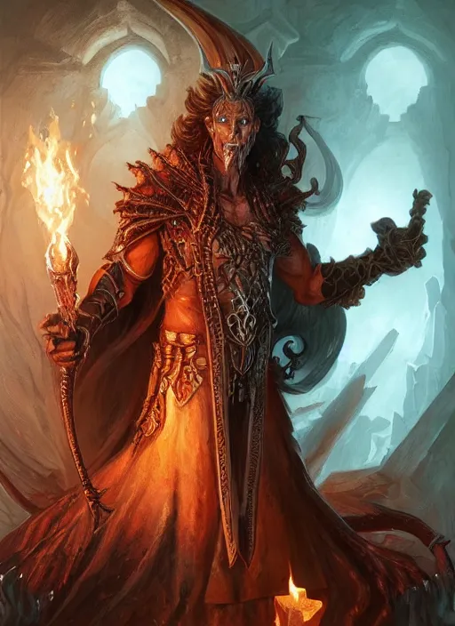 Prompt: hades, ultra detailed fantasy, dndbeyond, bright, colourful, realistic, dnd character portrait, full body, pathfinder, pinterest, art by ralph horsley, dnd, rpg, lotr game design fanart by concept art, behance hd, artstation, deviantart, hdr render in unreal engine 5