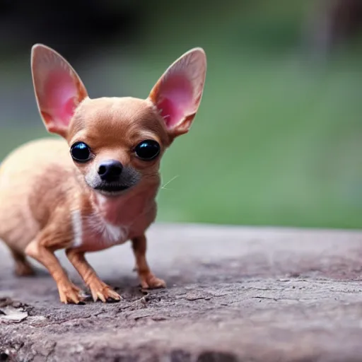 Image similar to photo of a hybrid between a chihuahua and an ant