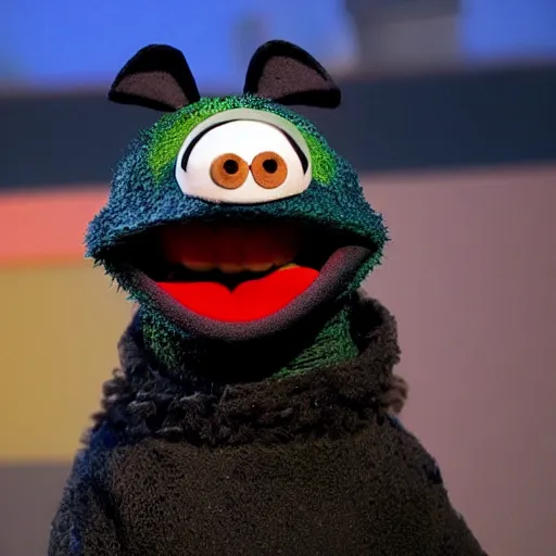 Prompt: toothless in the muppet show