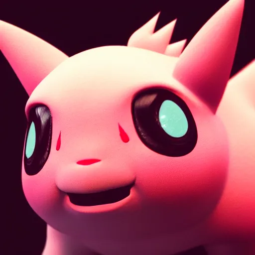 Image similar to photography of a realistic clefairy animal, ultra detailed, 8 k, cinematic lighting, natural background, trending on artstation, pokemon