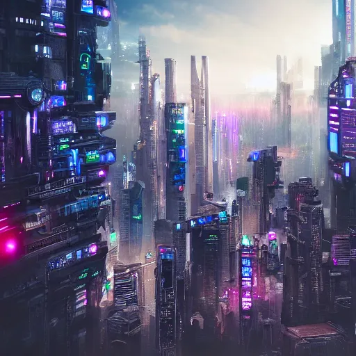 Futuristic, City, Cyberpunk, Blue Cyberpunk HD wallpaper