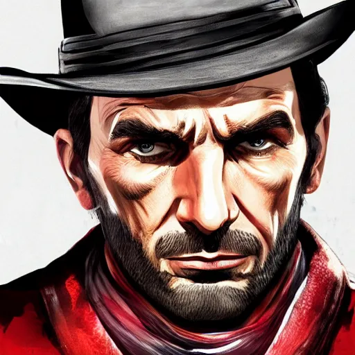 Prompt: Niko Bellic in red dead redemption 2 4K quality