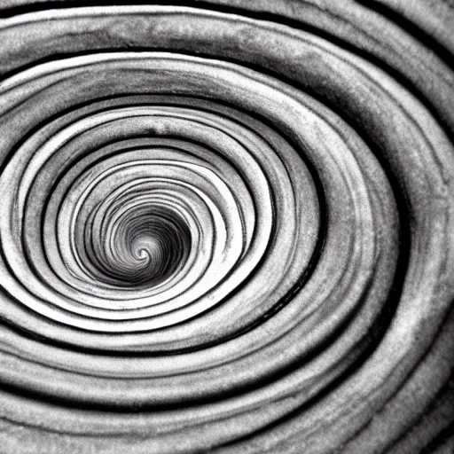 Image similar to the spiral to the eternity of nothingness, mesmerizing