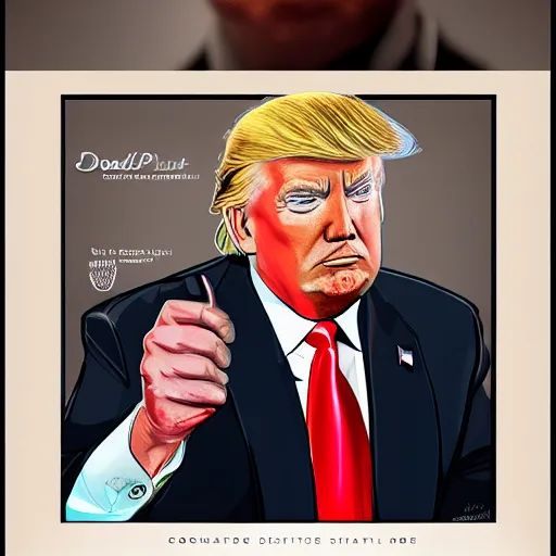 Image similar to highly detailed portrait of donald trump as a starbucks barista artstation concept art digital art stunning