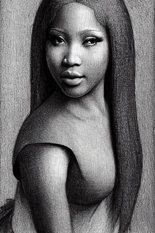 drawings of nicki minaj