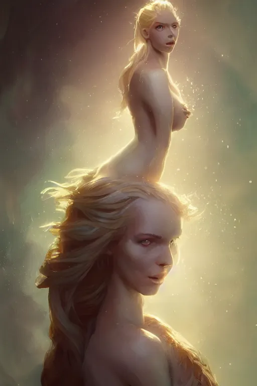 Image similar to portrait of arielle the mermaid with doc brown face in water, medium shot, disney animation, sharp, illustration, sharp, anime key art by greg rutkowski, bloom, dramatic lighting sharp focus, cinematic, artbook, smooth, centered