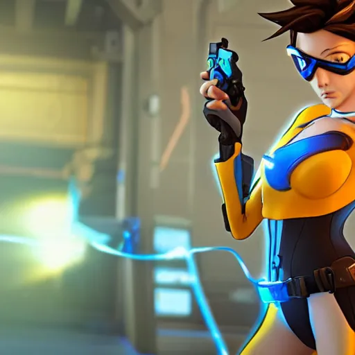 Image similar to tracer from overwatch r 3 4