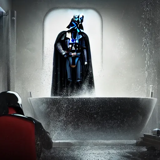 photograph of a Darth Vader themed toilet, 4k Stable Diffusion OpenArt