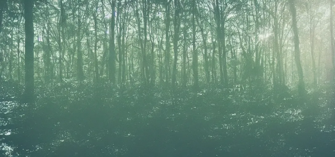 Image similar to “ ethereal, dreamland, a forest growing on water surface, background of flowery hill, bokeh, beautiful shadows, soft, dreamy, beach sand viable in corner. ”