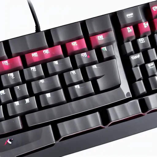 Prompt: hyperx keyboard made from jelly sugar free