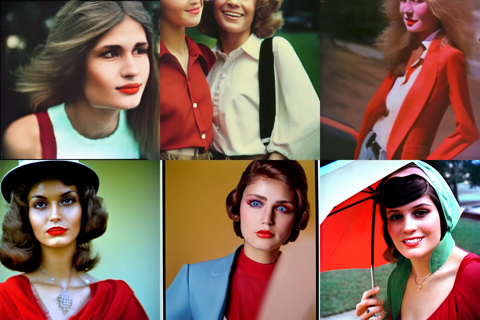 Prompt: closeup portrait, beautiful fashion in houston college, kodachrome ( 1 9 7 6 )