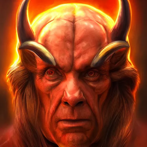 Image similar to Ron desantis as satan, fantasy, artstation, sharp focus, biblical, 8k resolution