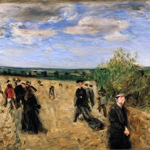 Image similar to this is hell, oil painting by max liebermann