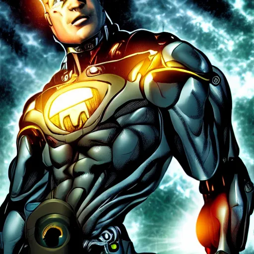 Prompt: lex luthor as cyborg, realistic