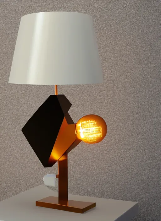 Prompt: A table lamp, designed by Petros Afshar
