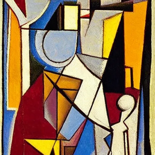 Prompt: ONLY THEN. OOOOOONLY THEN. are you ready to appreciate FIRST crystal cubism (late 1910's) and his early african-influenced stuff (**1906, 1907**). AND __LASTLY__. his analytic cubism in between (picasso ~**1911**). That is the LAST step, and the reason picaso is so ridiculously misrepresented as a hack is because people point to analytic cubism first.