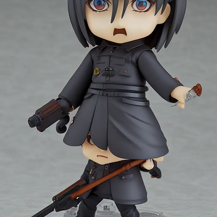 Image similar to egor letov, an anime nendoroid of egor letov, figurine, detailed product photo