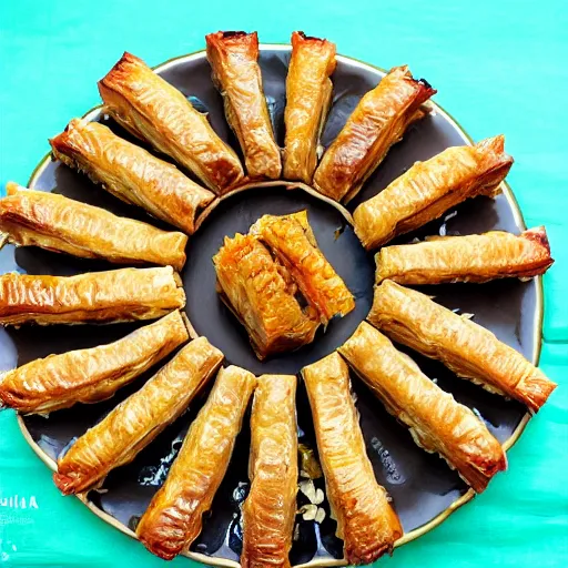 Image similar to baklava wearing a baclava while playing balalaika on black lava