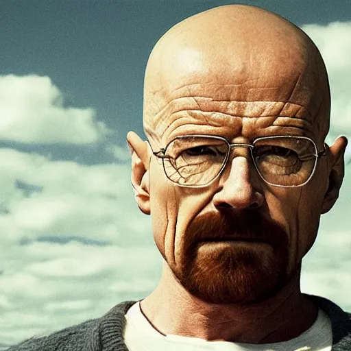 Image similar to walter white cast as live action goku