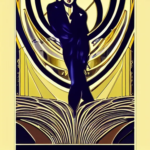 Prompt: Carlo Calenda art deco style 8k trending on art station