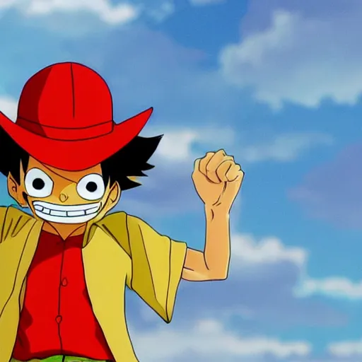 Image similar to origami luffy