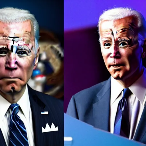 Prompt: cyberpunk Joe Biden