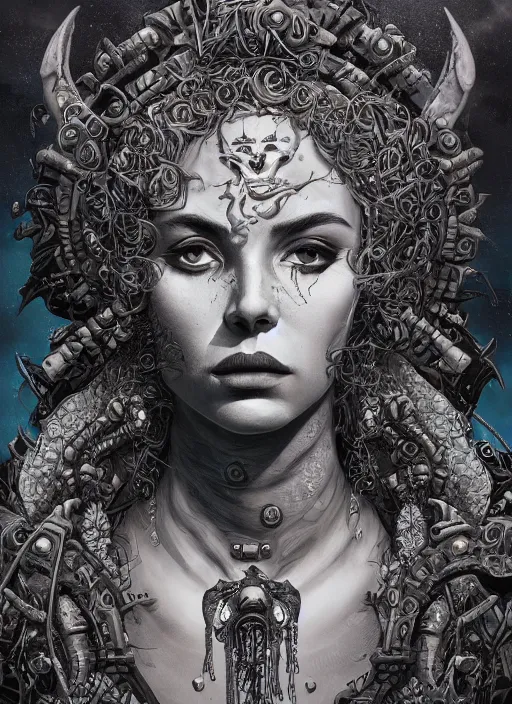 Image similar to Azeroth goddess painting by Dan Hillier, trending on artstation, artstationHD, artstationHQ, 4k, 8k