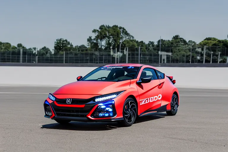 Prompt: studio photo of the honda cr - z as 2 0 2 1 formula 1 bolid