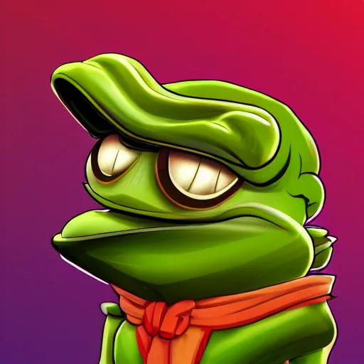 Image similar to pepe casino delaer, gambling, casino, detalied, artstation