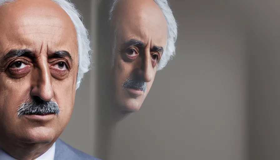 Image similar to hyper-realistic and anamorphic 2010s movie still close-up portrait of Giovanni Falcone, by Paolo Sorrentino, Leica SL2 50mm, beautiful color, high quality, high textured, detailed face