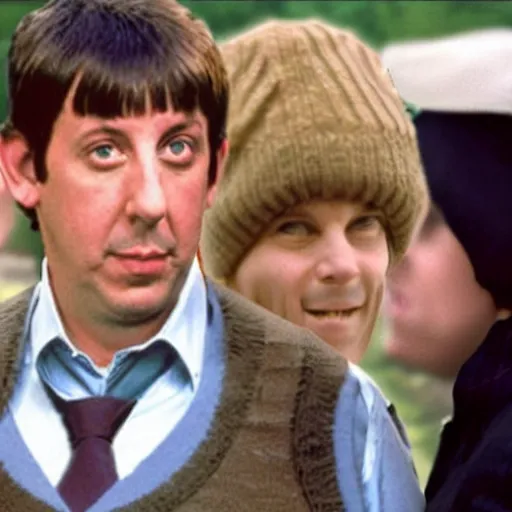 Image similar to adam sandler starring in dumb and dumber