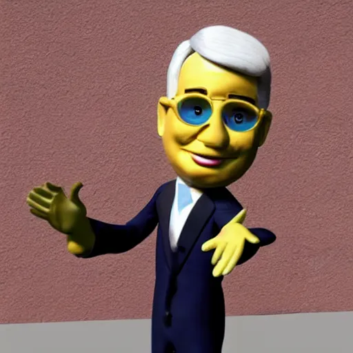 Image similar to Steve Martin as a marionette, 3d rendered style