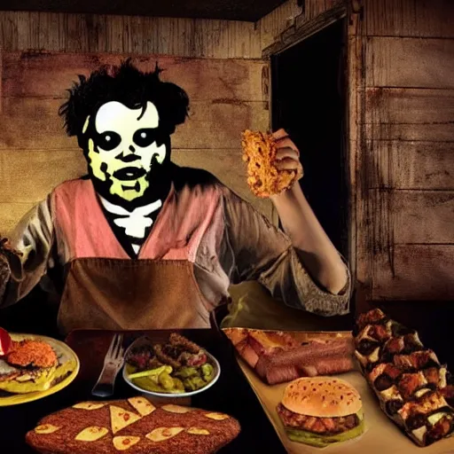 Image similar to Leatherface fast food restaurant